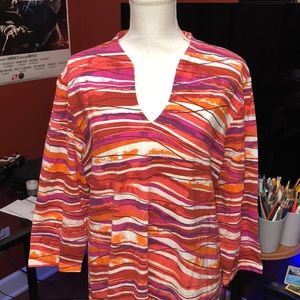 Ruby Rd. Tops - Ruby Rd. Blouse 3/4 length sleeves Ruby Rd. Tops - Ruby Rd. Blouse 3/4 length sleeves